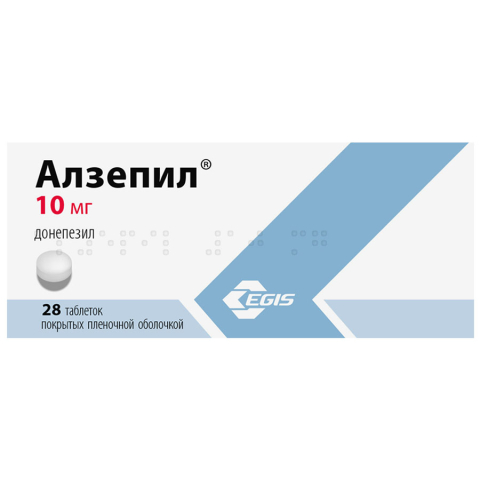 Алзепил 10 мг таблетки, 28 шт.