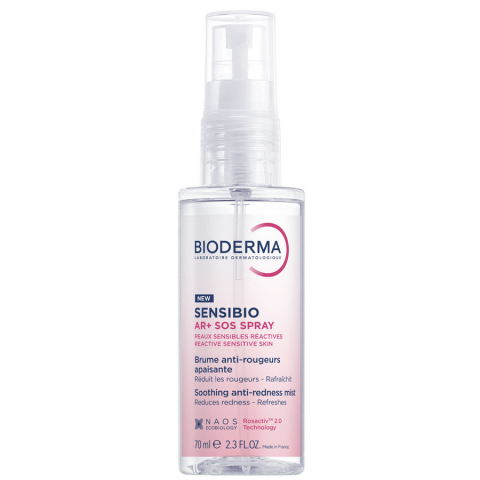Bioderma Sensibio AR+ SOS спрей мгновенно успокаивающий против покраснений, 70 мл