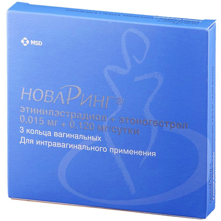 Новаринг кольцо вагинальное, 3 шт.