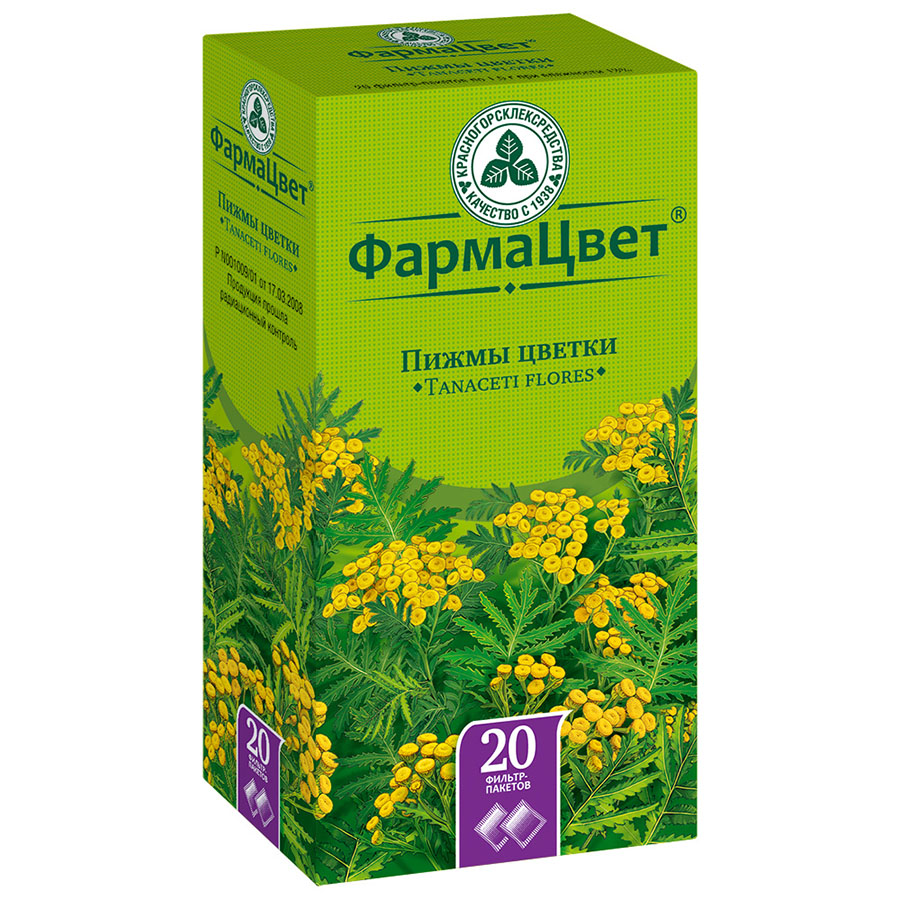 Пижмы цветки 1,5г фильтр-пакеты, 20 шт.