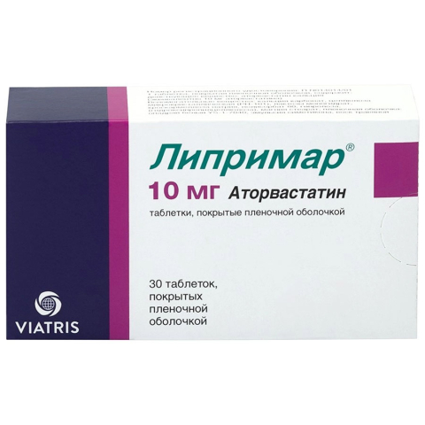 Липримар 10 мг таблетки, 30 шт.