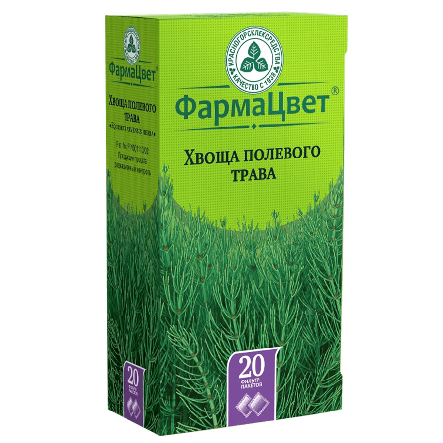 Хвоща полевого трава 1,5г фильтр-пакеты, 20 шт.