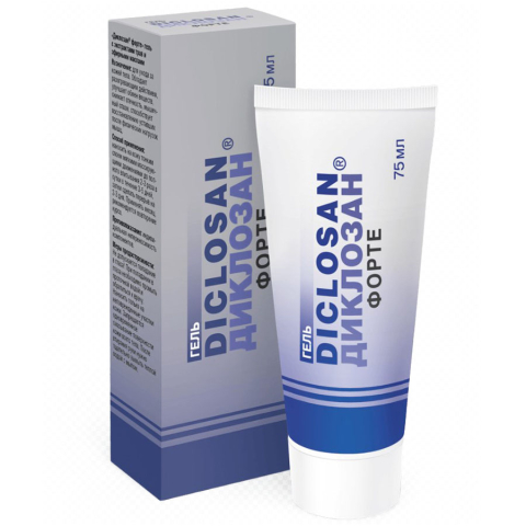 Диклозан форте гель согревающий с экстрактами трав и эфирными маслами 75 мл