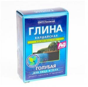 Глина голубая Валдайская 100г
