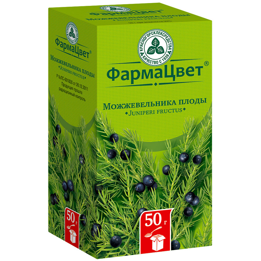 Можжевельника плоды пачка, 50г