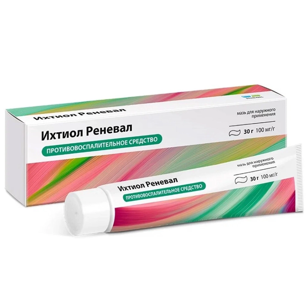 Ихтиол Реневал мазь 20% туба, 30г