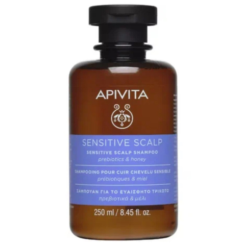 Апивита шампунь для чувствительной кожи головы с Пребиотиками и Медом, 250мл