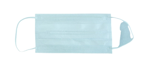 Маска медицинская 3-х слойная на резинках одноразовая, 10 шт.