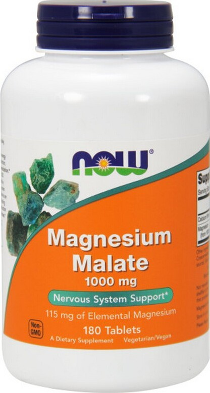 Now / Нау МАГНИЯ МАЛАТ 115МГ N180 ТАБЛ.