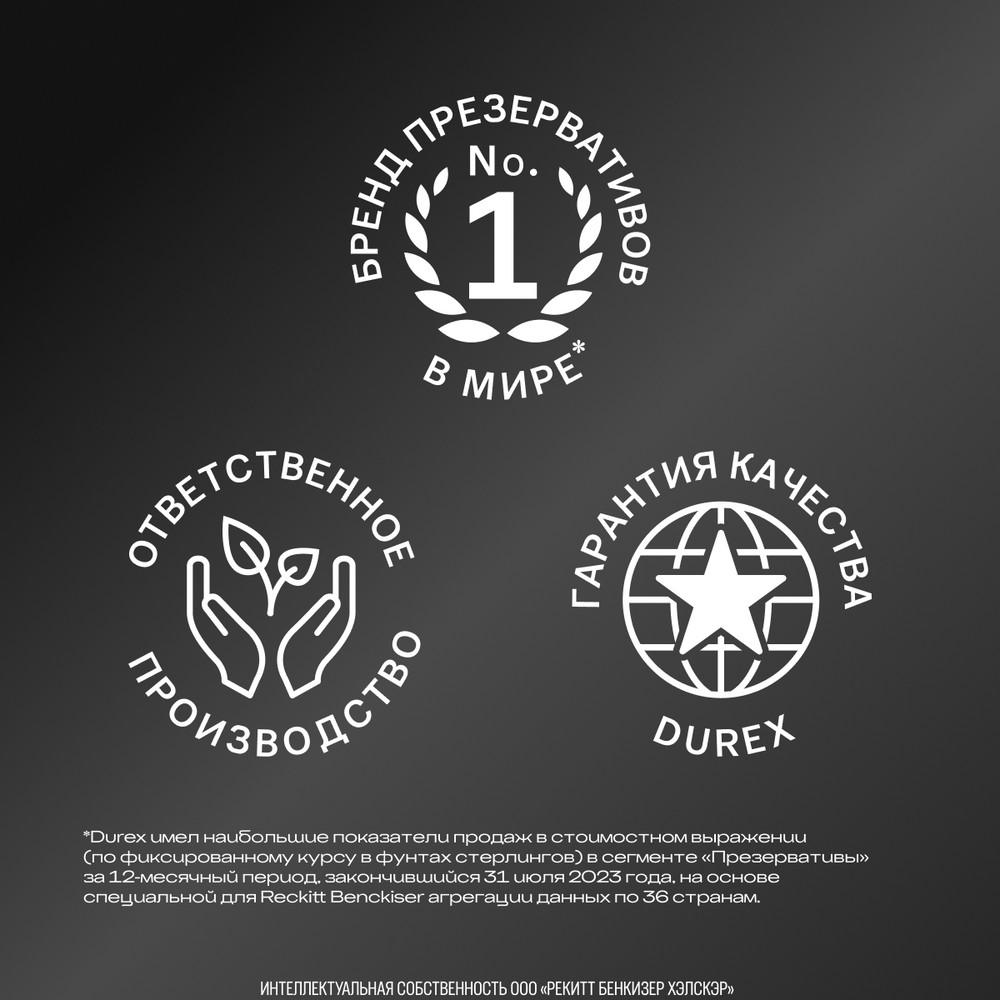Дюрекс презервативы перфект глисс, 3 шт.
