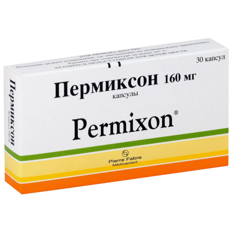 Пермиксон 160 мг капсулы, 30 шт.