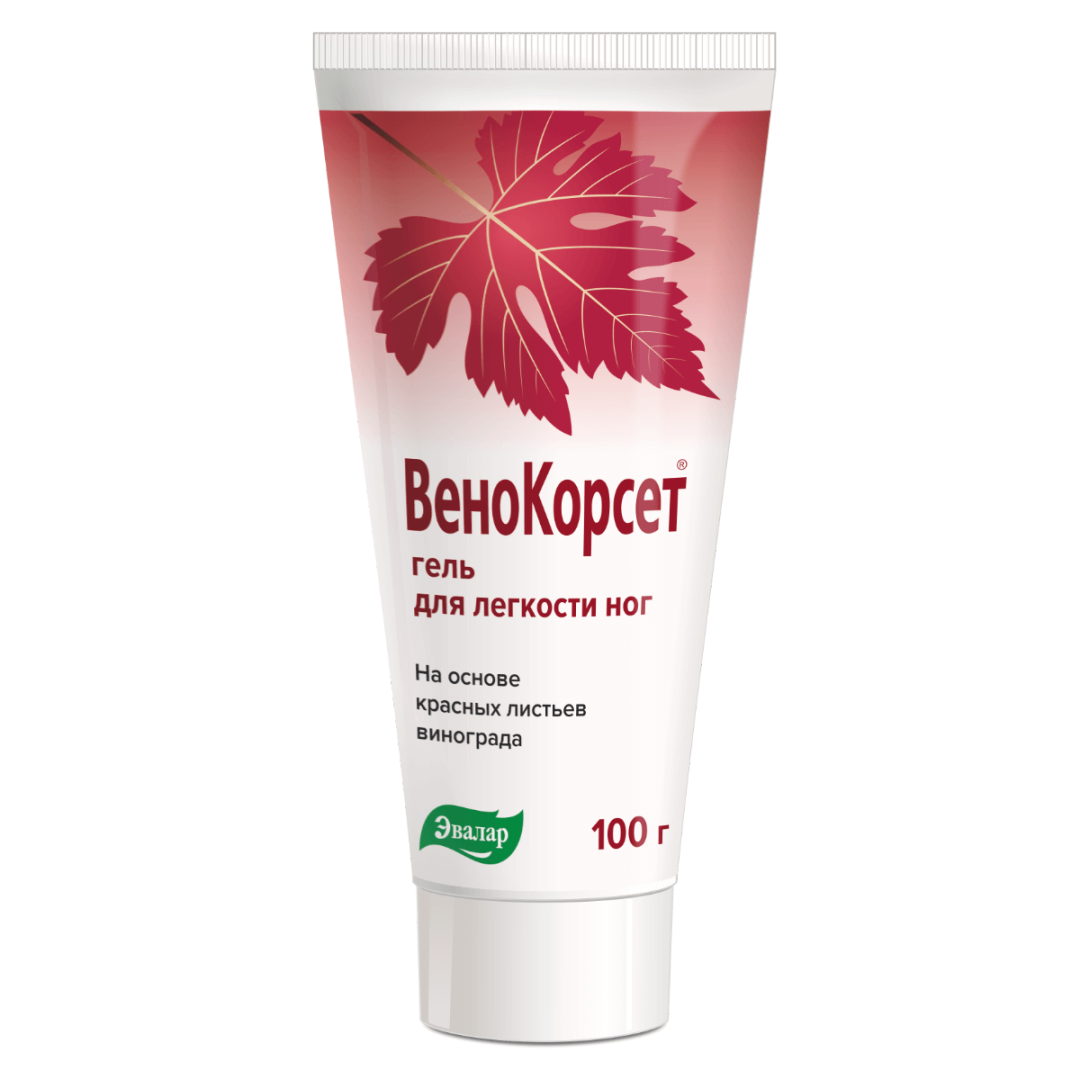 Венокорсет гель для легкости ног, 100 мл