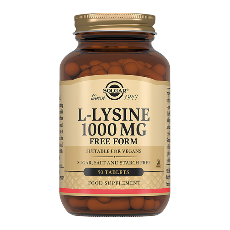 Солгар/Solgar L-Лизин 1000 мг таблетки, 50 шт.