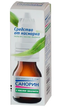 САНОРИН ЭВКАЛИПТ 0,1%-10МЛ КАПЛИ ЭМУЛЬСИЯ