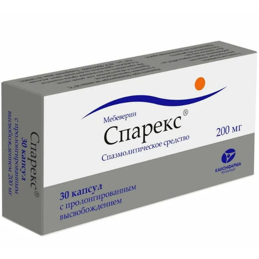 Спарекс 200мг, 30шт. капсулы с пролонгированным высвобождением