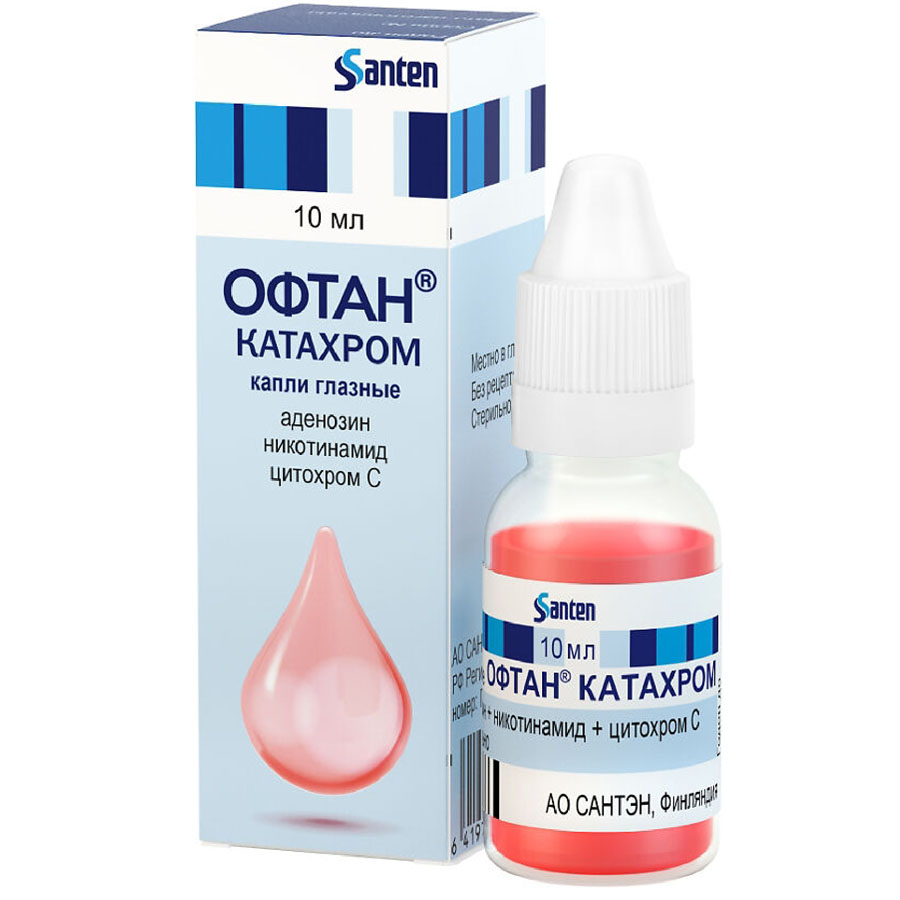 Офтан-катахром капли глазные, 10 мл