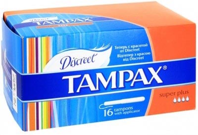 Тампакс тампоны супер плюс с аппликатором 16шт