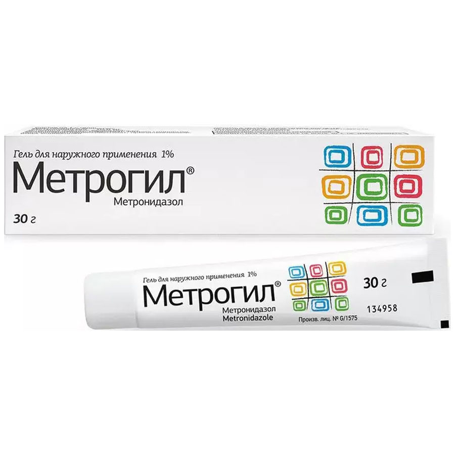 Метрогил гель, 30г