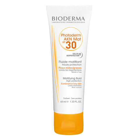 Bioderma Photoderm AKN MAT солнцезащитная матирующая эмульсия для кожи с несовершенствами SPF 30 40 мл