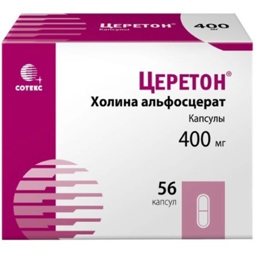 Церетон 400 мг капсулы, 56 шт.