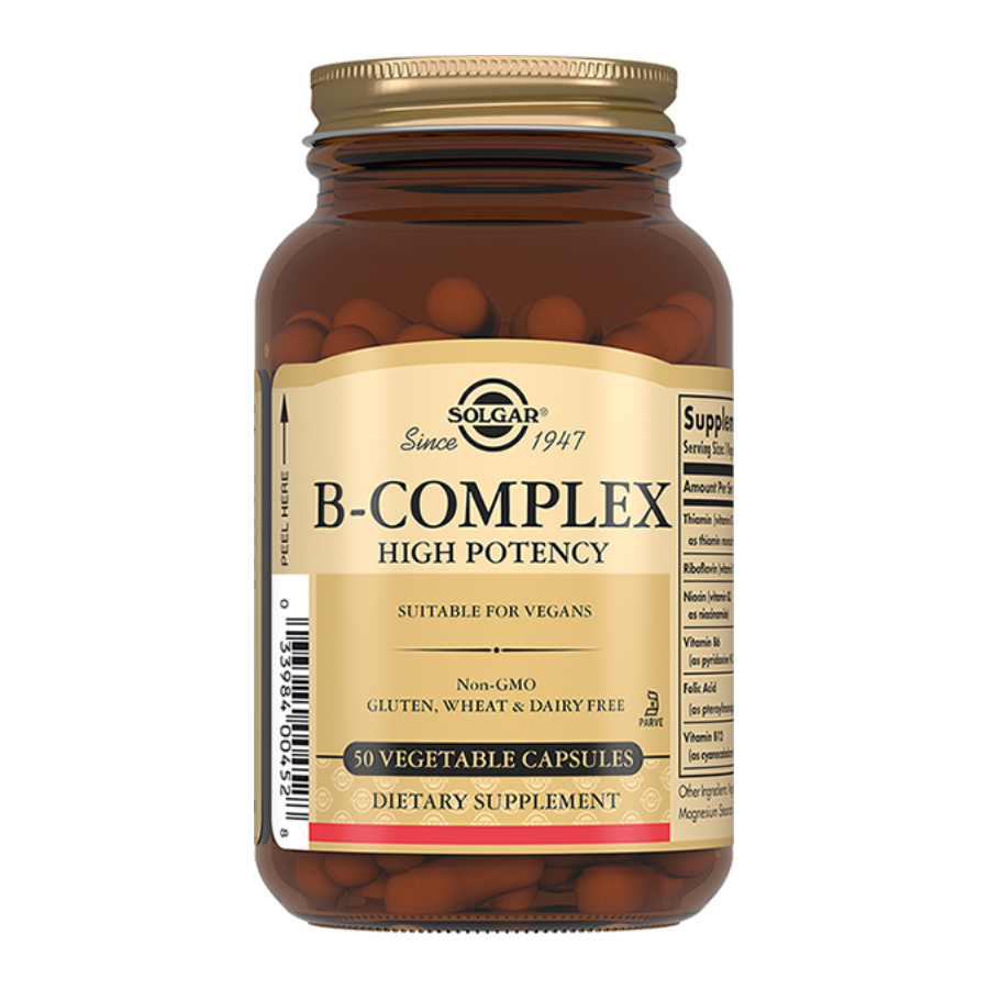 Солгар в-комплекс капсулы, 50 шт.