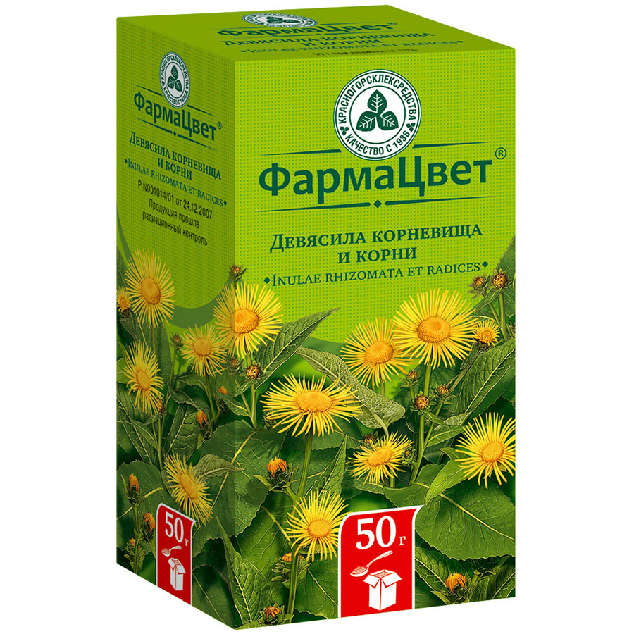 Девясил корневища и корни пачка, 50г