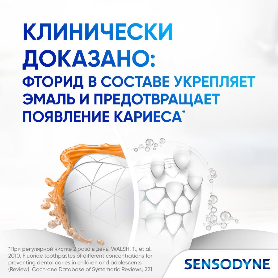 Зубная паста Sensodyne мгновенный эффект для чувствительных зубов с фтором, 75 мл