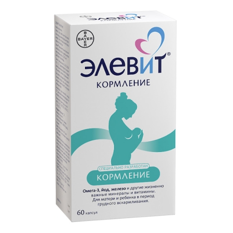Элевит Кормление капсулы, 60 шт.