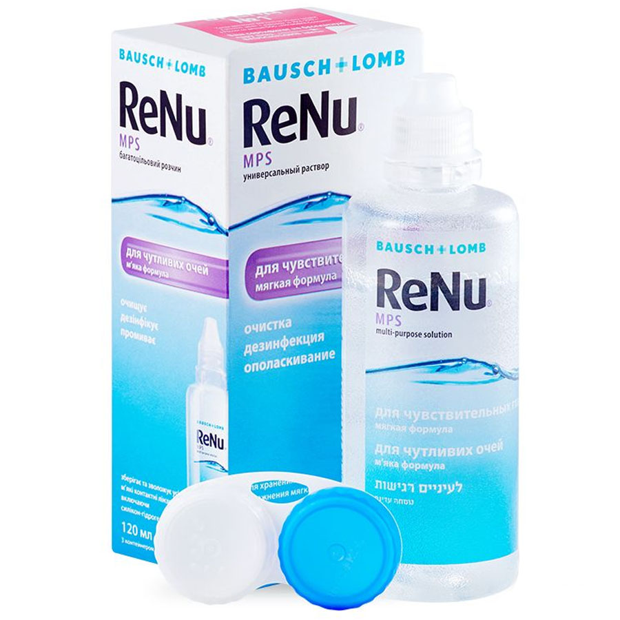 Реню МПС раствор для контактных линз и чувствительных глаз, 120 мл
