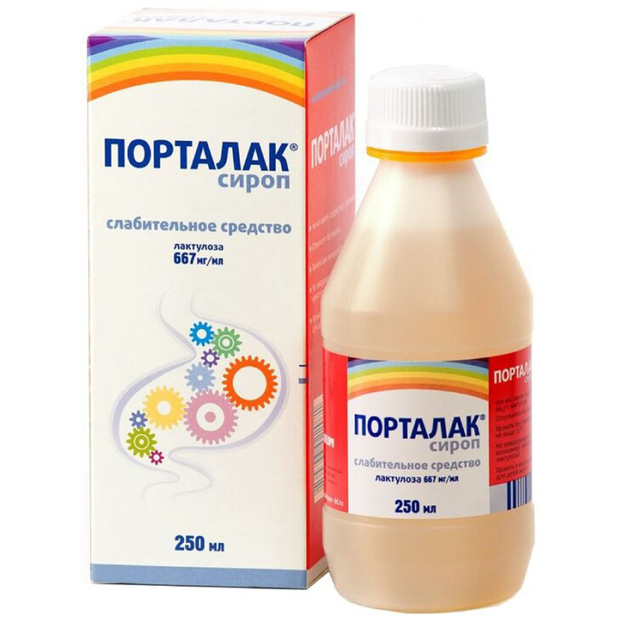 Порталак 667 мг/мл сироп, флакон, 500 мл