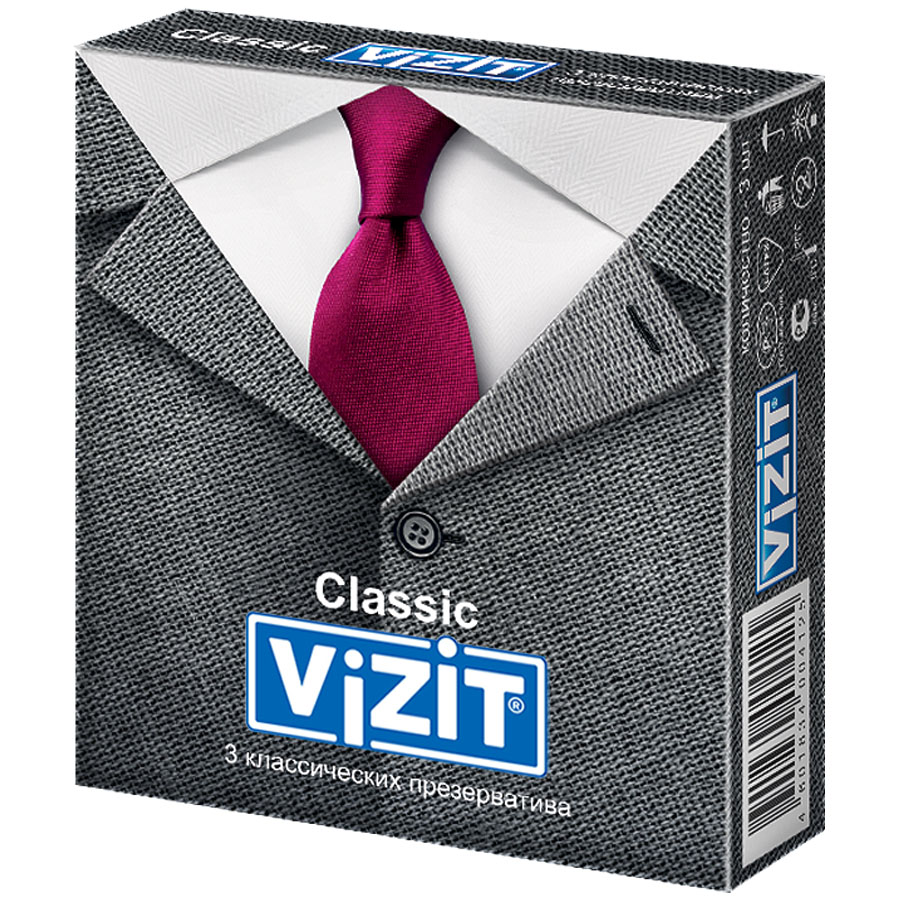 Презервативы VIZIT Classic Классические 3 шт.