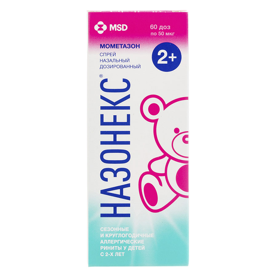 Назонекс 50мкг/1доза спрей, 60 доз