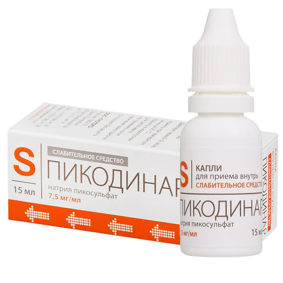 Пикодинар 7,5 мг/мл капли для приема внутрь, 15 мл 