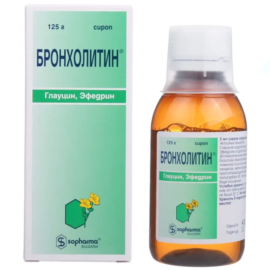 Бронхолитин сироп, 125 г