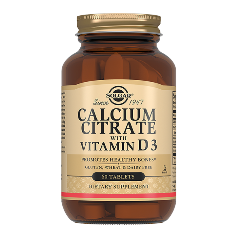 Solgar / Солгар Цитрат кальция с витамином D3 таблетки, 60 шт.