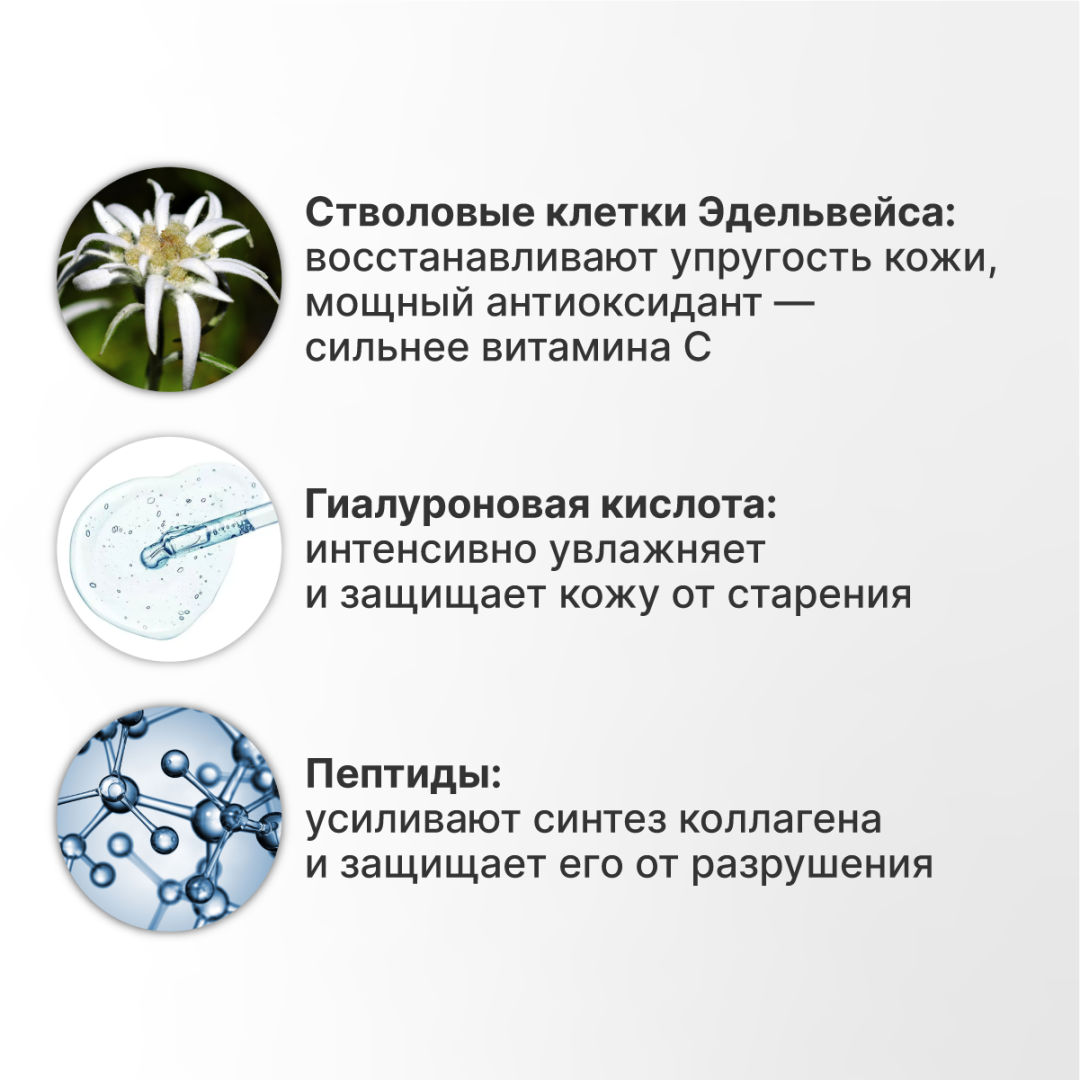 Лора сыворотка стволовые клетки Эдельвейса, 30 г, Эвалар