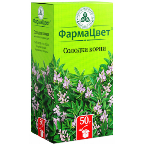 Солодки корни пачка, 50г