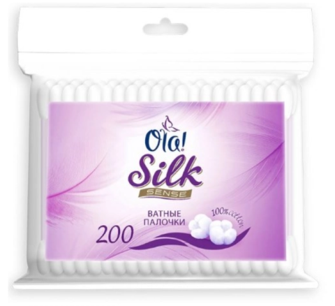 Ола ватные палочки пэт, 200шт.