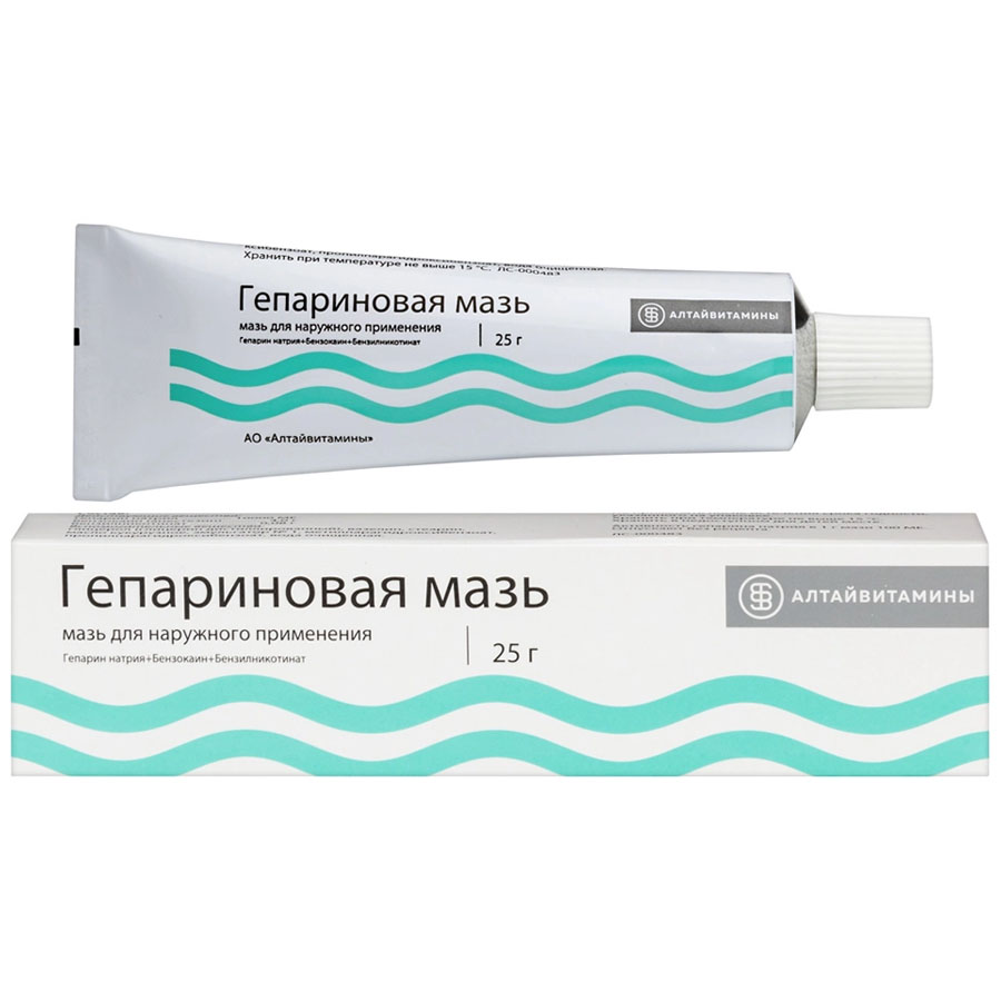 Гепариновая мазь, 25г