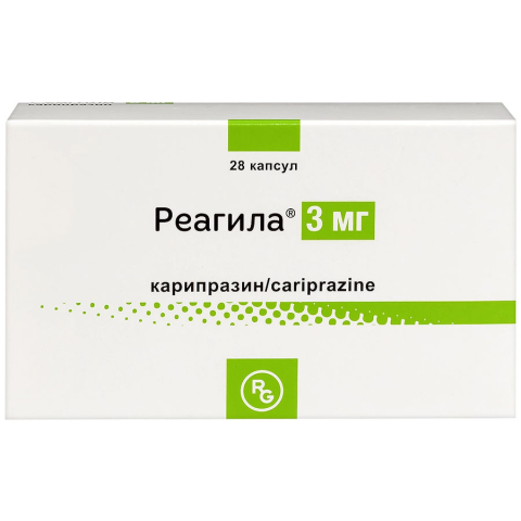 Реагила 3 мг капсулы, 28 шт.