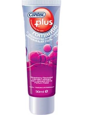 Контекс (Contex) гель-смазка Romantic с ароматом клубники, 30 мл