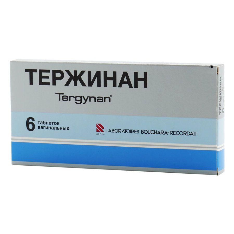 Тержинан таблетки вагинальные, 6 шт.