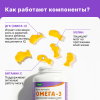 Бэби формула Рыбки Омега-3 4г пастилки жевательные, 60 шт.