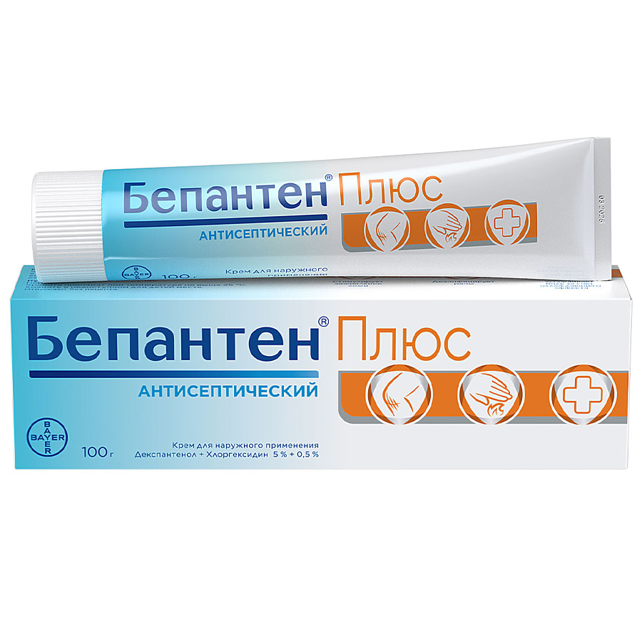 Бепантен плюс 5% крем, 100г