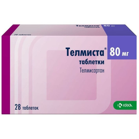 Телмиста 80 мг таблетки, 28 шт.