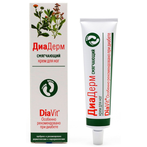 Диадерм 75мл крем д/ног смягчающий
