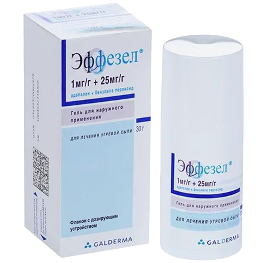 Эффезел 1мг+25мг/г 30г гель