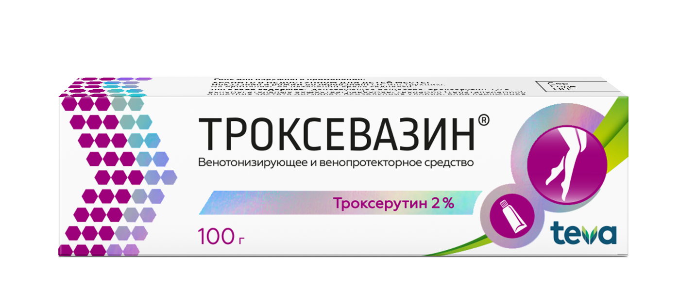 Троксевазин 2% гель, 100г