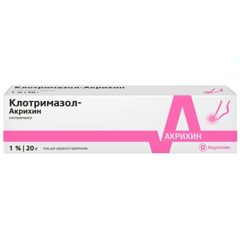 Клотримазол акри 1% мазь, 20г
