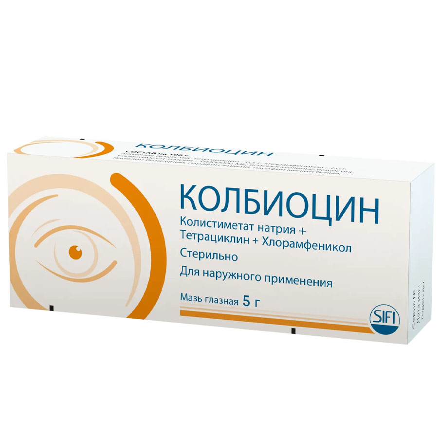 Колбиоцин мазь глазная, 5г